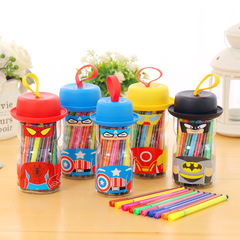 Stationery wholesale cute and cool watercolor pens Korean cartoon brushes wholesale washable painting pens student gifts T