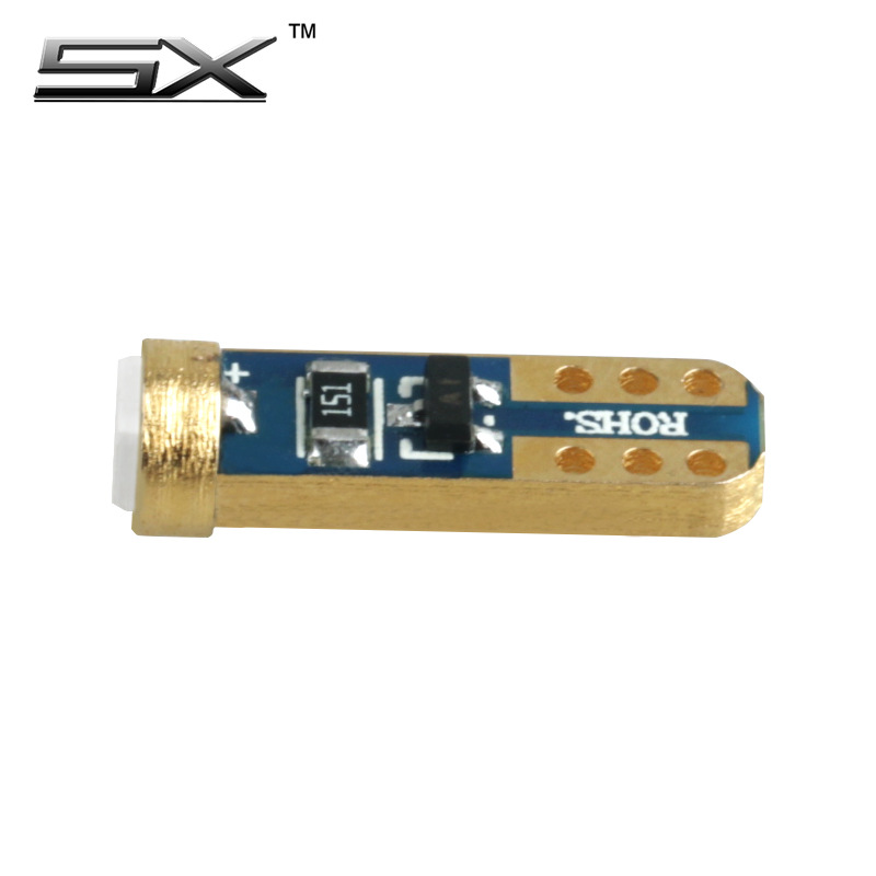 T5 instrumento luz coche LED pequeña luz 1smd-3030 12V modificado universal indicador luz ancho luz colorido