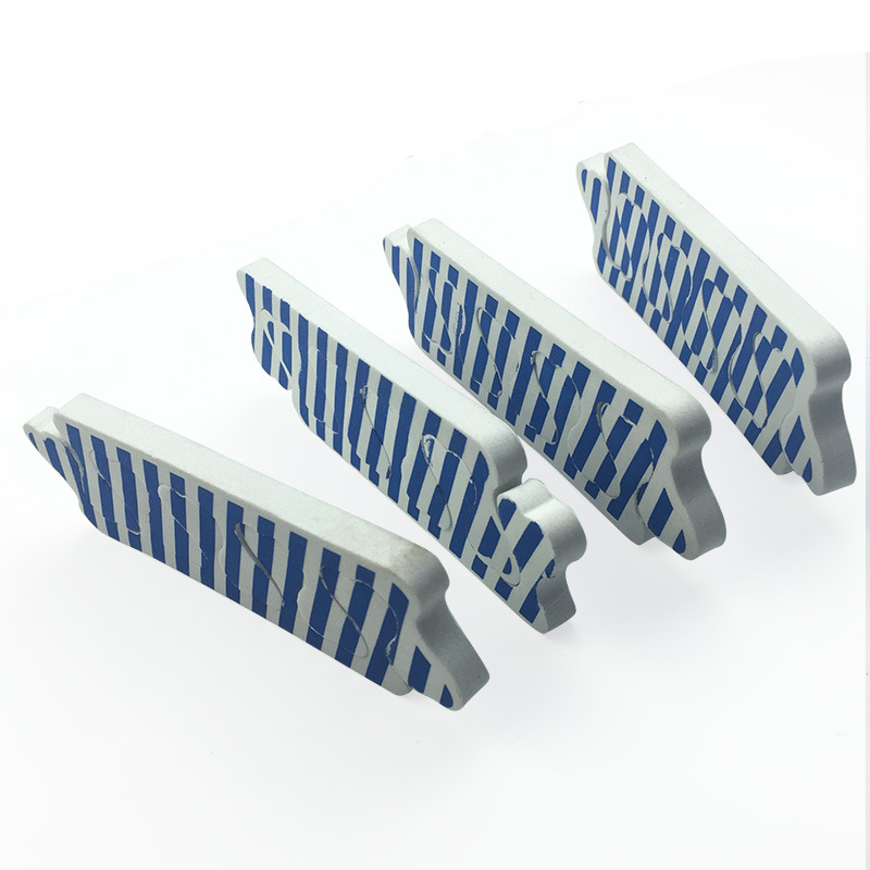 Separador de dedo de corazón de durazno directo de fábrica Eva protección del medio ambiente separación del dedo del pie algodón dedo del pie separador patrón de impresión