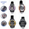 Men's universal tin box, silica gel street waterproof watch strap, sports digital watch, wholesale