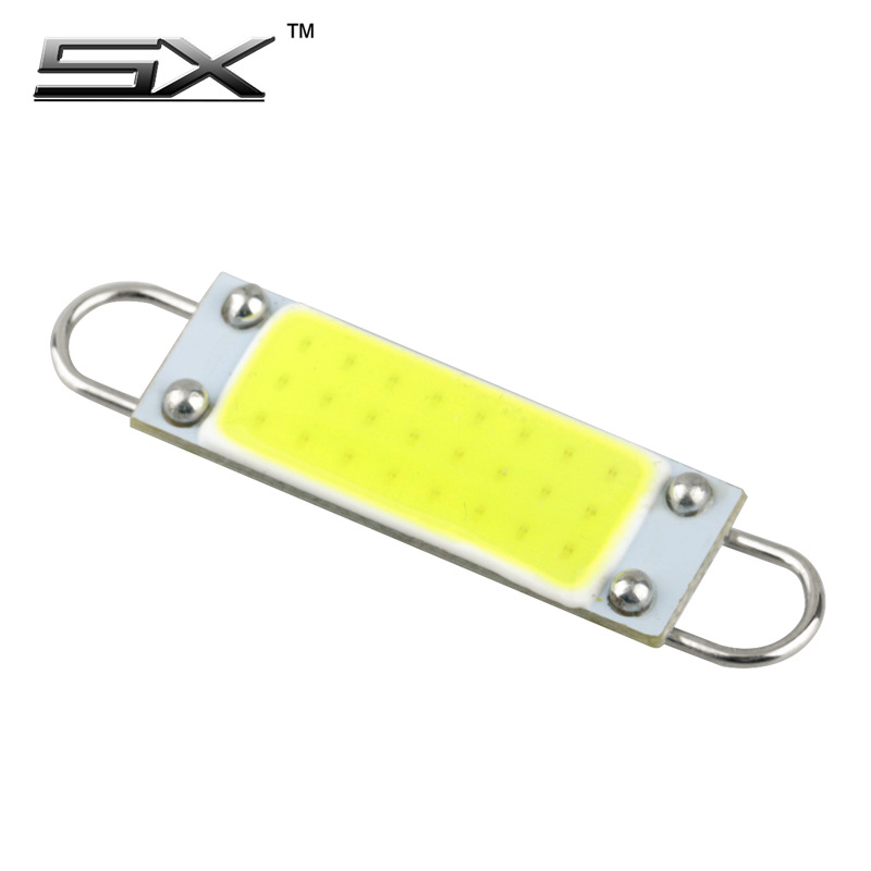 Directo de fábrica LED de doble punta instrumento de luz 31 36 39 41 COB luz de lectura Techo Luz del tronco luz de la matrícula