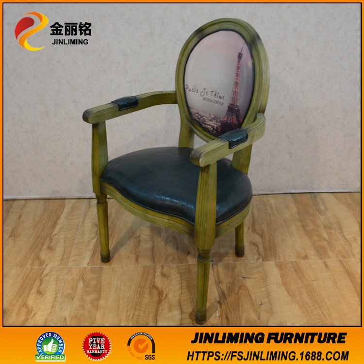Fabricante al por mayor silla de comedor nórdica silla de madera vintage sillón de hotel silla de comedor silla de café