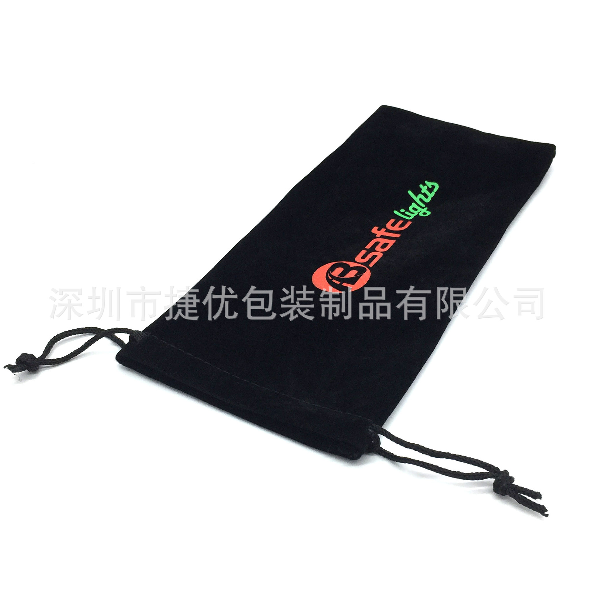 长期生产 黑色绒布袋 化妆刷收纳袋 双拉梳子束口袋 LOGO可加印