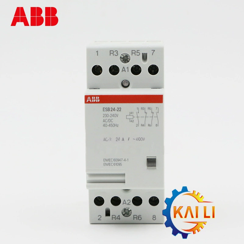 Контактор конструкции ABB ESB24-40 * 24V Оригинальные оригинальные товары 4NO/24A в наличии