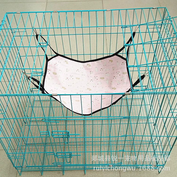 Котята висячий гамак (flax) 40×50 см, проветриваемое место для клетки для кошек/мелких животных с крючками