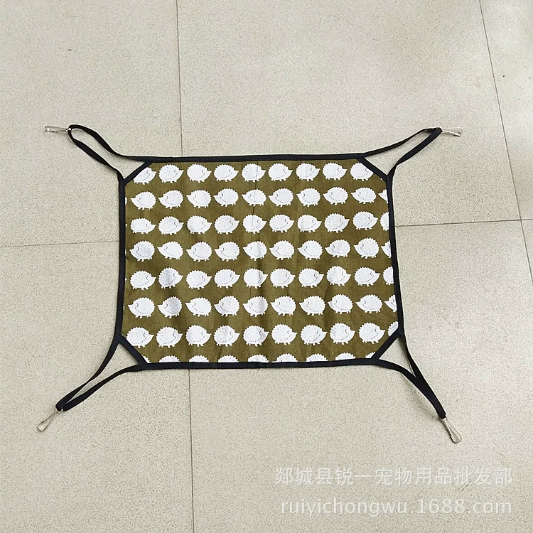 Котята висячий гамак (flax) 40×50 см, проветриваемое место для клетки для кошек/мелких животных с крючками