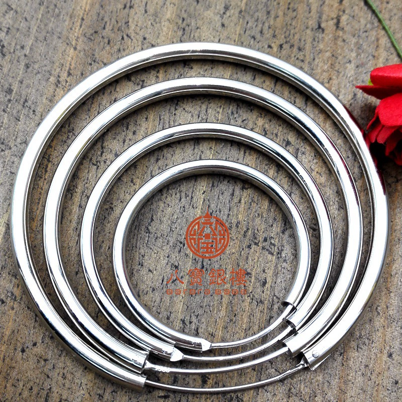 Trend earrings, silver 925 sample, European style