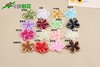 Korean version of colored little flower home textile headgear crafts decorative accessories multi -pearl five petals