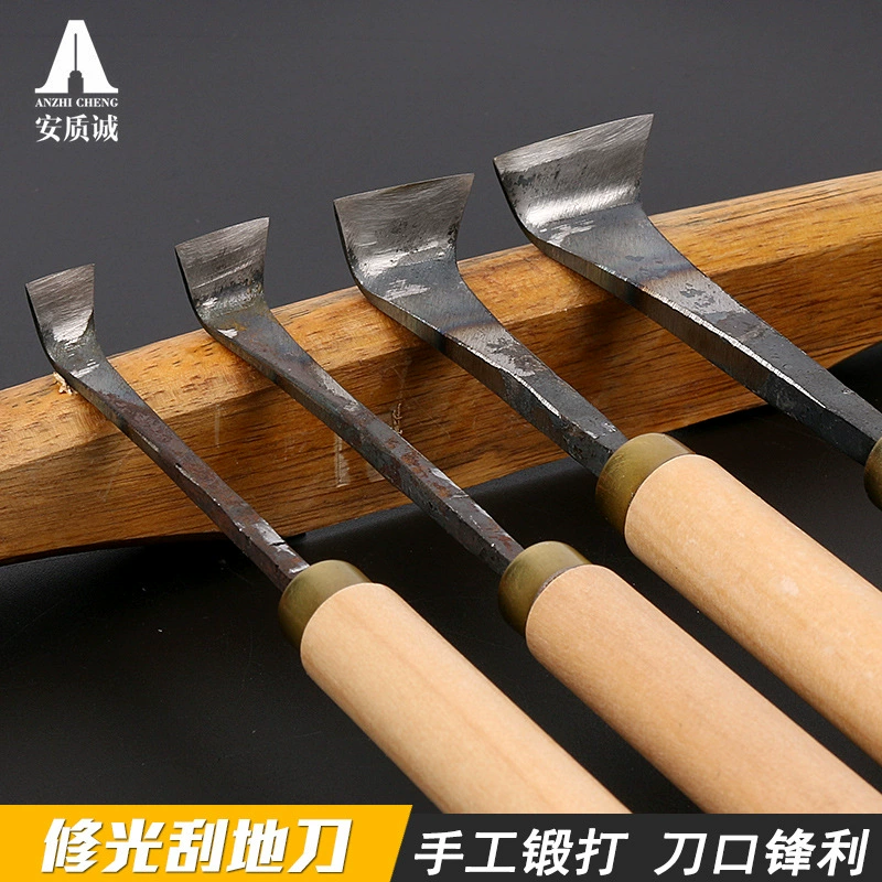 Нож для резьбы Dongyang Нож для соскабливания пола Крепежный нижний нож Отделочный нож Карпентер Нож для резьбы по корню Thuja Тип 7 Ручной нож с крючком в лезвии