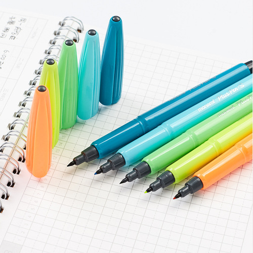 Korean MONAMI PLUS PEN S Water Brush Pen Set 04031 Fiber Color Pens Wholesale