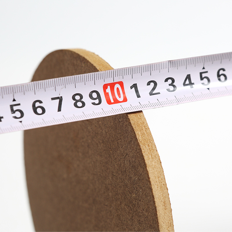 Herramienta de cerámica dibujo palet en blanco tablero de densidad de compresión de madera secado de cerámica tablero en blanco redondo para hornear tablero en blanco escultura placa base