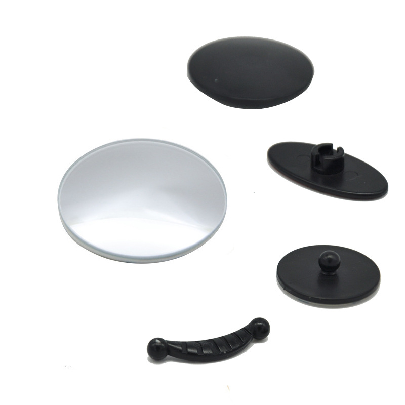 Qìchē Car Second Row Rearview Mirror Interior Auxiliary Blind Spot Mirror (Large field of view rear view auxiliary mirror) - single-pack