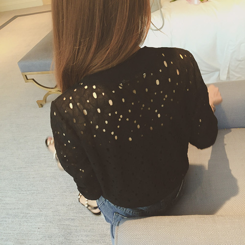 Wholesale 2025 Summer New Korean Style Thin Long Sleeve Lace Sun Protective Women's Short Zipper Baseball Jacket Outerwear
