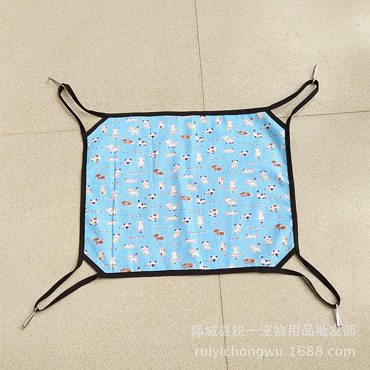 Котята висячий гамак (flax) 40×50 см, проветриваемое место для клетки для кошек/мелких животных с крючками