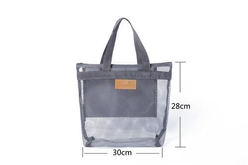 Supply Cross-border Travel Beach Bag Storage Bag Hand-held Outdoor Washing Swimming Bag Grid Storage Bag Travel Bag