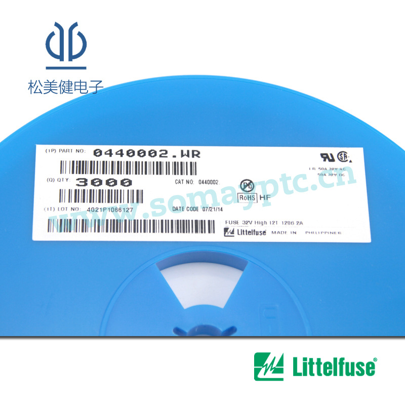 044004.WR  原装进口力特  1206一次性保险丝