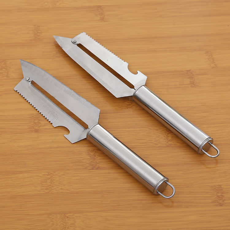 多功能瓜果削皮刀 水果刀 甘蔗刀 厨房小工具 两元店货源