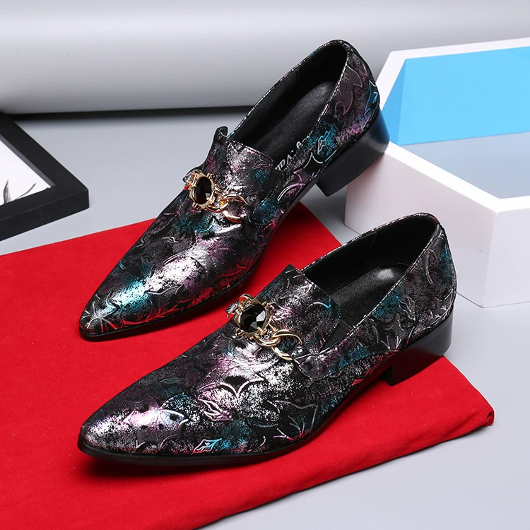 Оптовая продажа 2017, Весенняя Новая мужская повседневная кожаная обувь, деловая повседневная обувь, мужская кожаная обувь, мужская обувь, цельная доставка без шнуровки