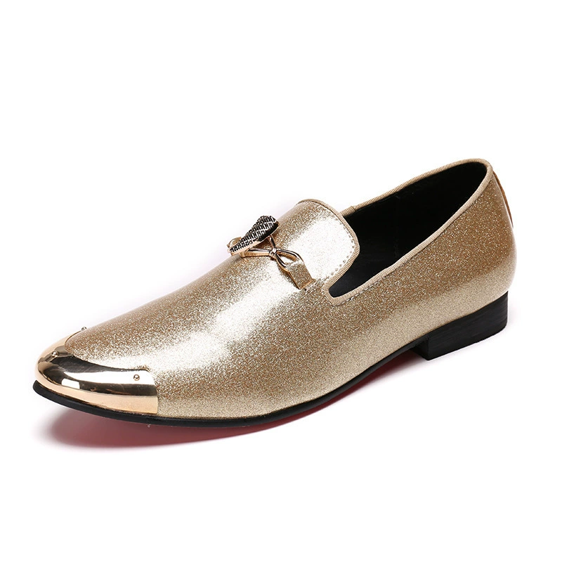 Кожаная Мужская обувь европейского и американского бренда для подиума, обувь из лакированной кожи на платформе в стиле британского барокко, деловая Повседневная дышащая модная обувь