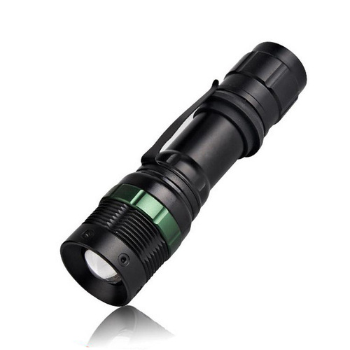 Factory wholesale flashlight self-defense LED high-power flashlight strong light rechargeable flashlight self-defense flashlight