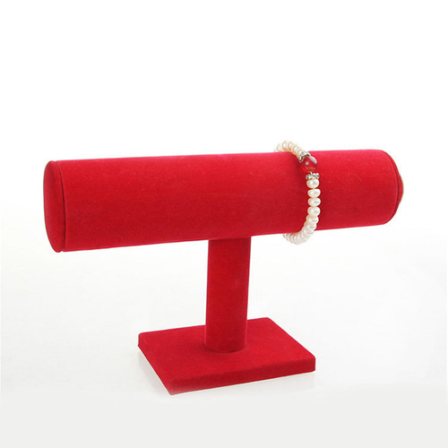 Dan Yuan Wholesale T-shaped Single Layer Bracelet Necklace Watch Bead Antique Display Storage Jewelry Rack Promotion