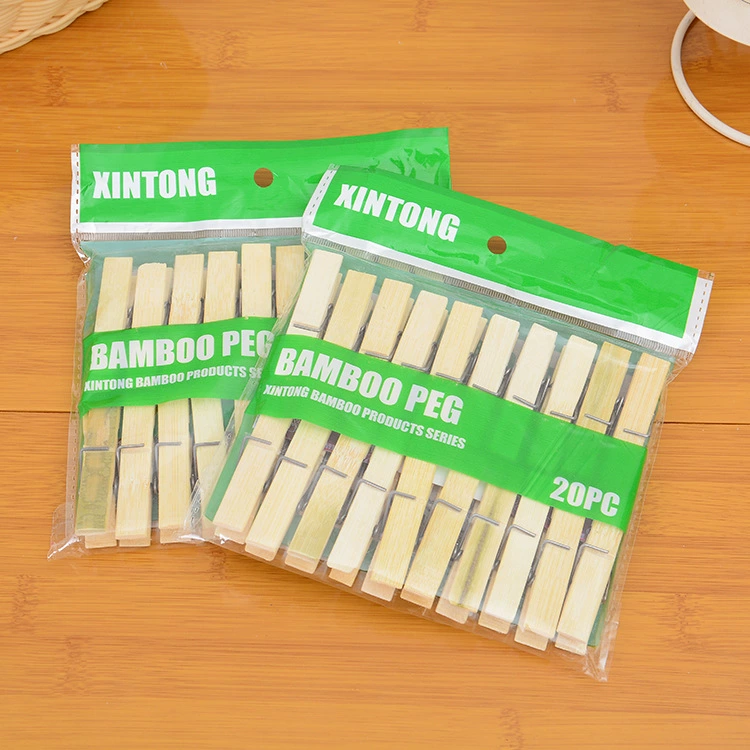 20 бамбуковых сушильных зажимов в магазине за два юаня