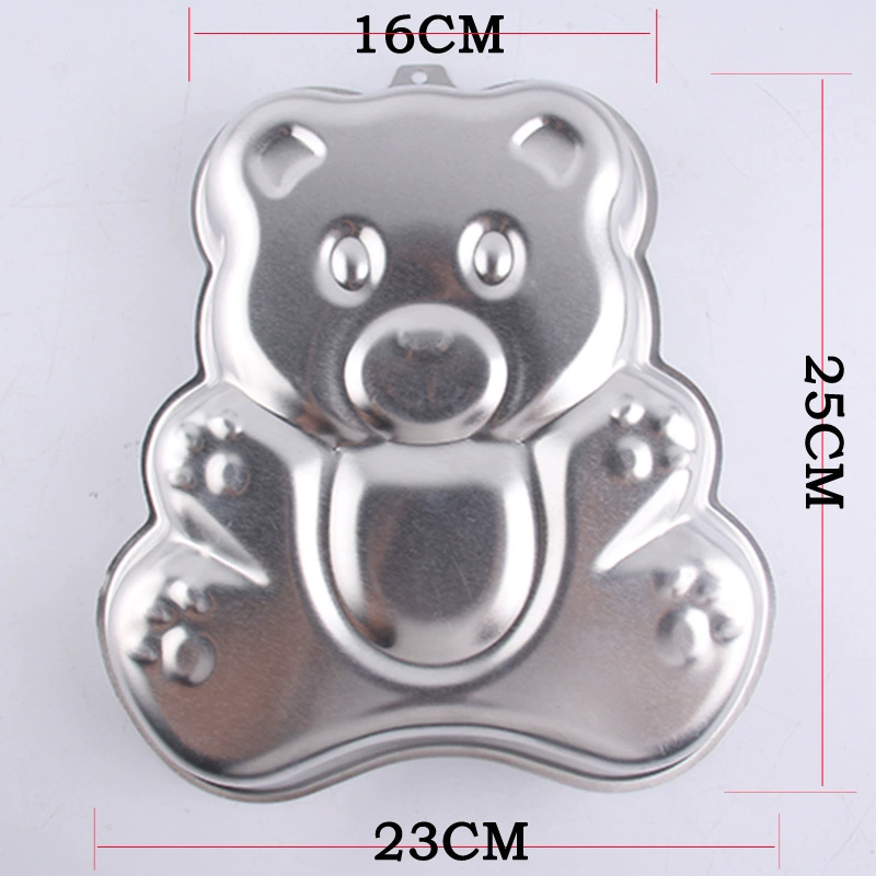 Формочка для выпечки Amanwu из алюминиевого сплава, форма для bear-shaped cartoon cake, креативная мини-печь