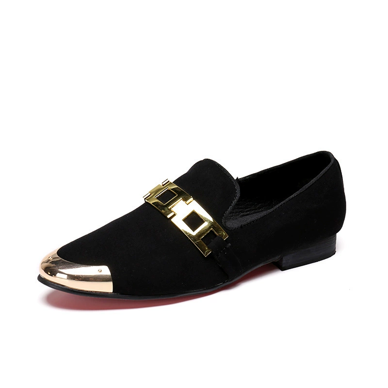 Модная Внешняя торговля, повседневная мужская кожаная обувь без шнуровки, внешняя торговля, ленивая Мужская обувь без шнуровки, индивидуальная кожаная обувь для стилиста волос, дышащая обувь