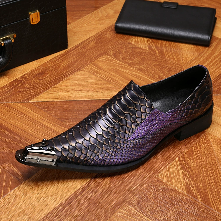 Индивидуальная деловая повседневная мужская кожаная обувь с острым носком в европейском и американском стиле, брендовая модная обувь из натуральной кожи с низким верхом, обувь для внешней торговли