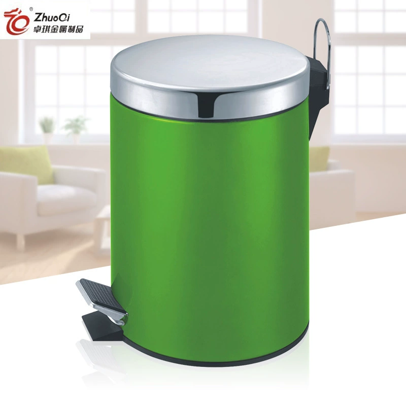 Mute waterproof capacious garbage can stainless steel