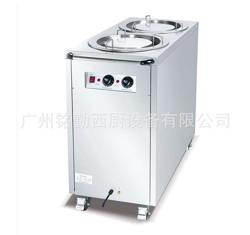 商用双头电热保温暖碟车 不锈钢酒店暖碟工作车 暖碟机