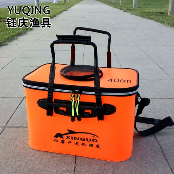 Fishing folding fish protection bucket live fish bucket eva bucket fishing box fish protection bag bucket wholesale fish supplies