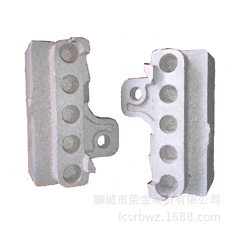 厂家现货锅炉鱼鳞片炉排左右夹板中夹板 锅炉炉排片 五孔铸铁夹板