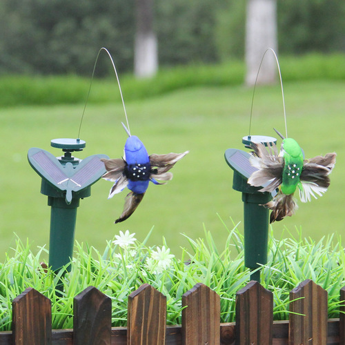 Solar Feather Bird Flower Arrangement Simulated Butterfly Flying Simulated Bird Gardening Decoration Shopping Mall Shop Decoration