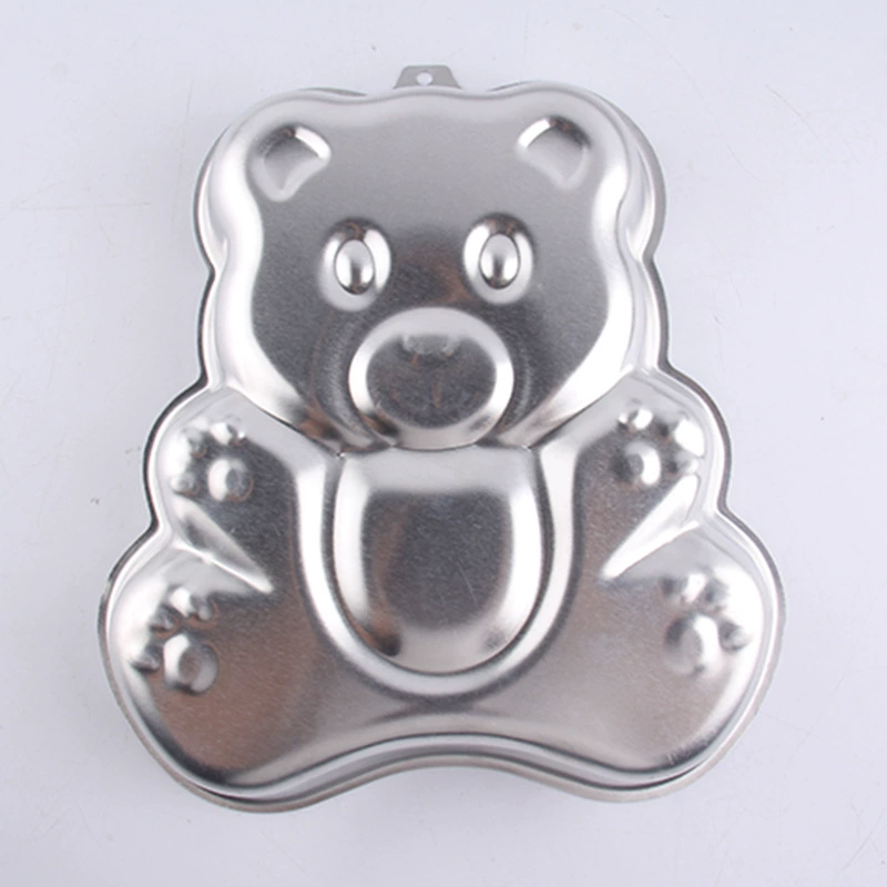 Формочка для выпечки Amanwu из алюминиевого сплава, форма для bear-shaped cartoon cake, креативная мини-печь