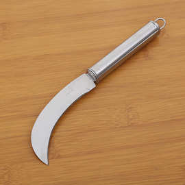G038不锈钢菠萝削皮刀/菠萝削皮器/菠萝刀/弯月刀割白菜水果刀