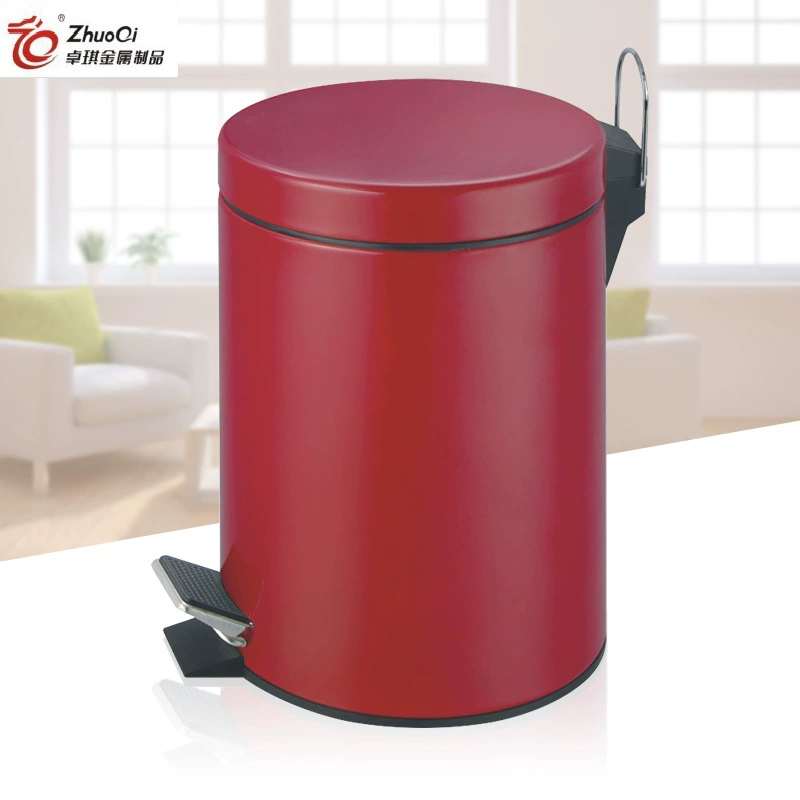 Mute waterproof capacious garbage can stainless steel