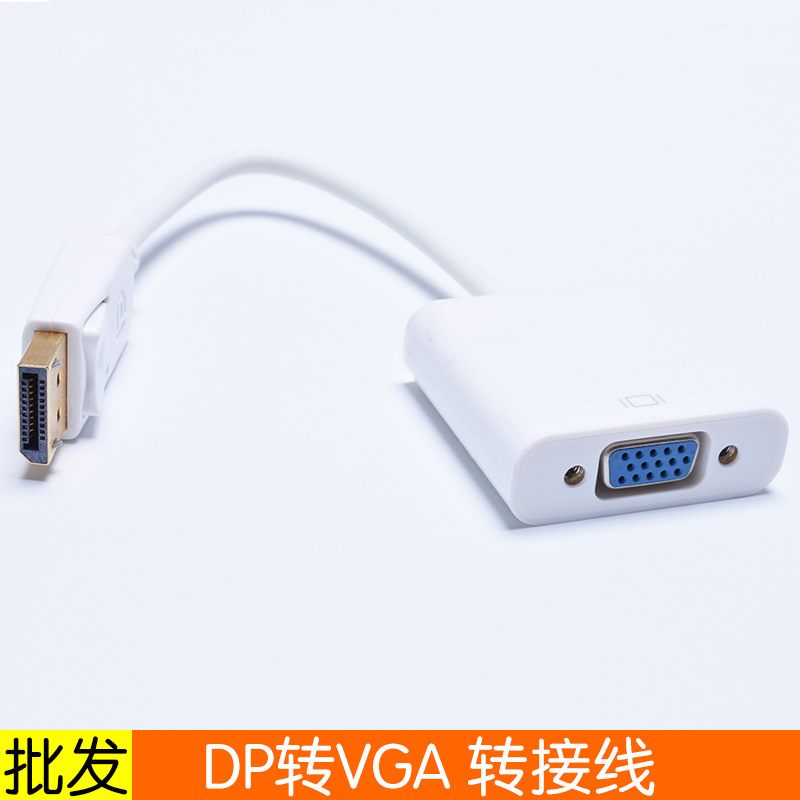 DP al cable del adaptador de VGA mini Displayport al cable de la conversión de señal de VGA conectado con el proyector del monitor