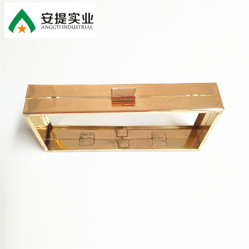 厂家供用 欧美时尚礼服晚装包口金较 手抓包五金框 手提包五金夹