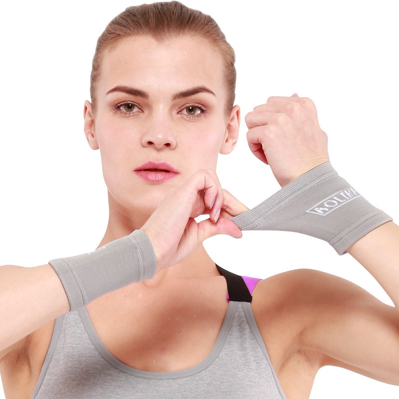 Fábrica directa jacquard pulsera elástica de cuatro lados deportes al aire libre baloncesto fútbol transpirable sudor-absorción deportes pulsera al por mayor