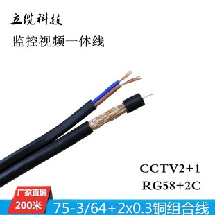 ҕ�l�Դһ�w��75-3+2x0.3�M�Ͼ�RG58�C�Ͼ�CCTV2+1�O�ؾ��~���S