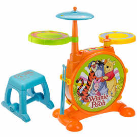 维尼架子鼓音乐玩具儿童宝宝1-3岁打击乐器音乐爵士鼓