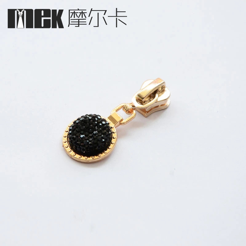 厂家新款时尚带钻SBS拉链头箱包鞋靴服装辅料SBS拉链头