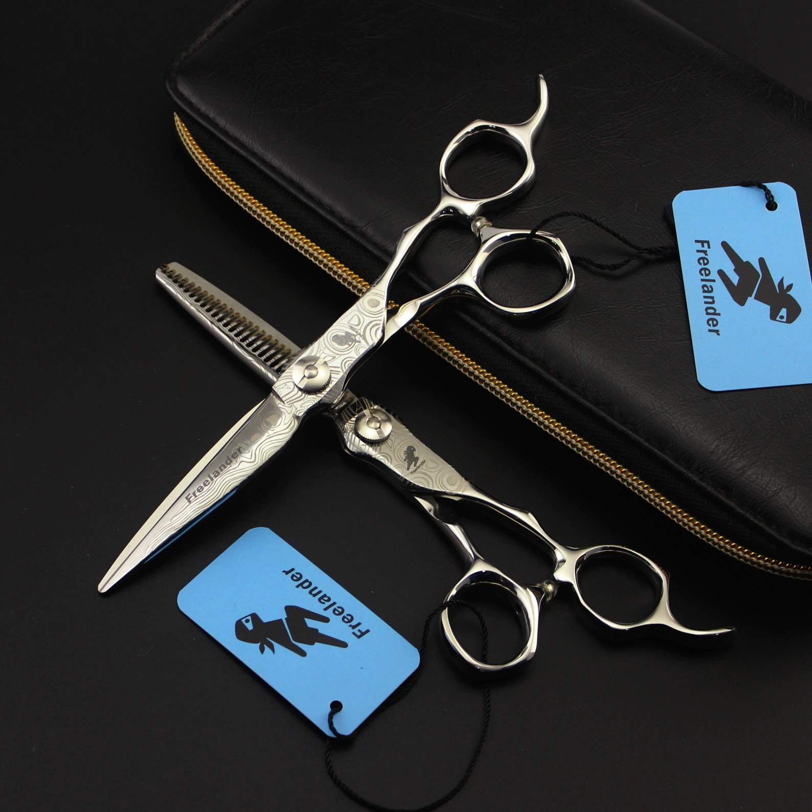 6.0-дюймовые ножницы God Walker CDM Damascus Hairdressing Clips Hairdressing Clips Teeth Clips Thin Clips