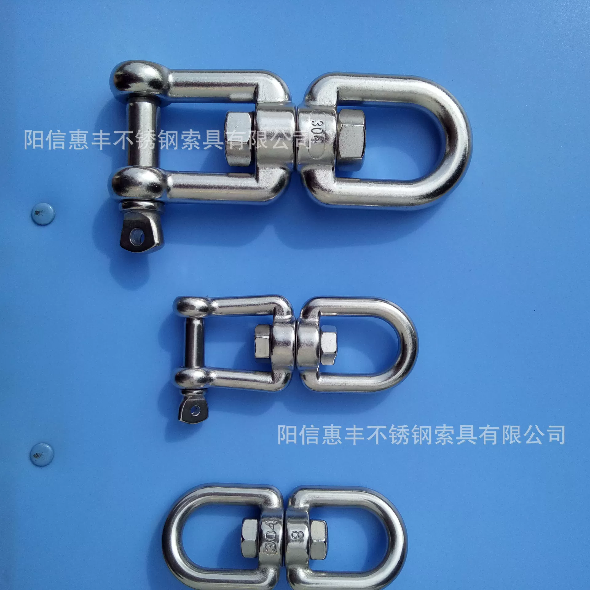 Нержавеющая сталь 8-образный поворотный кольцевой крюк Поворотная вилка универсальная Пряжка собачья цепь вращающееся кольцо производители оптом