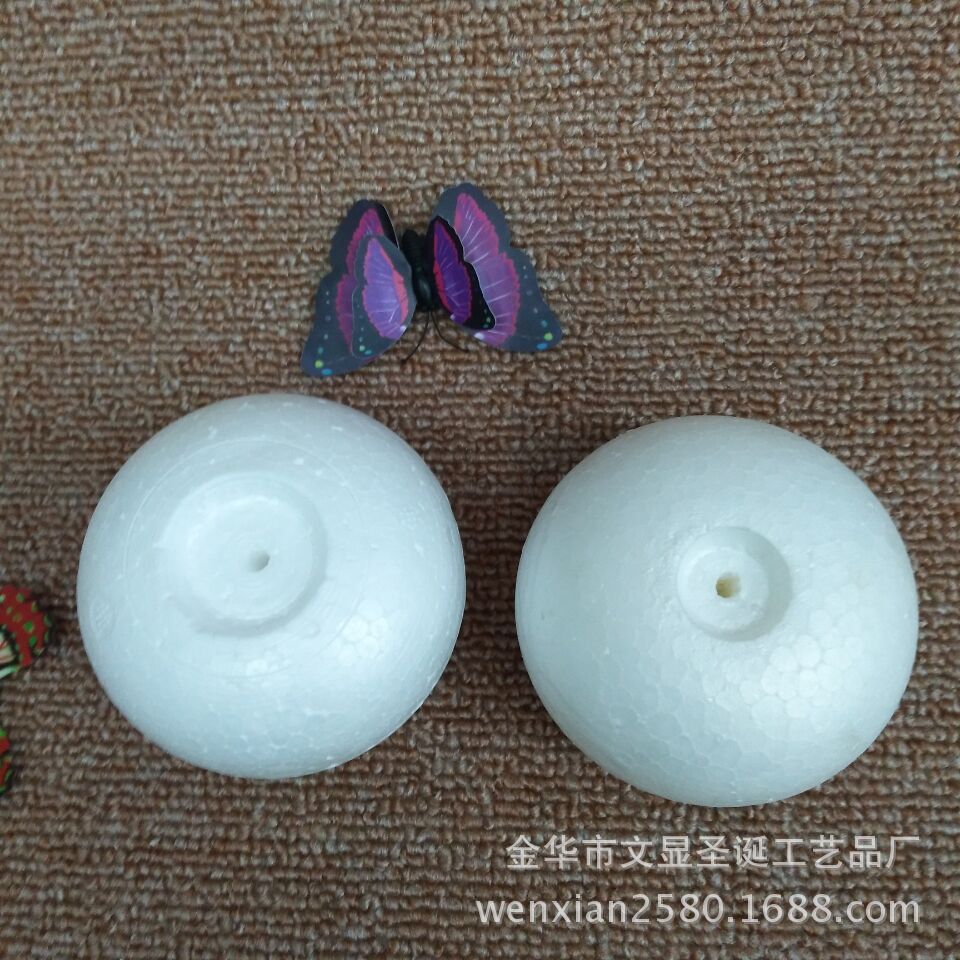 泡沫球 泡沫灯笼9cm 保利龙春节喜庆挂饰 灯笼胚 厂家直销