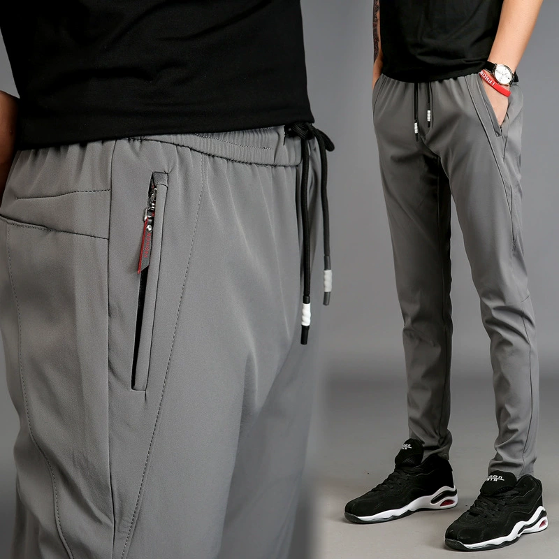 Осенние эластичные весенние универсальные брюки, slim fit, корейский стиль