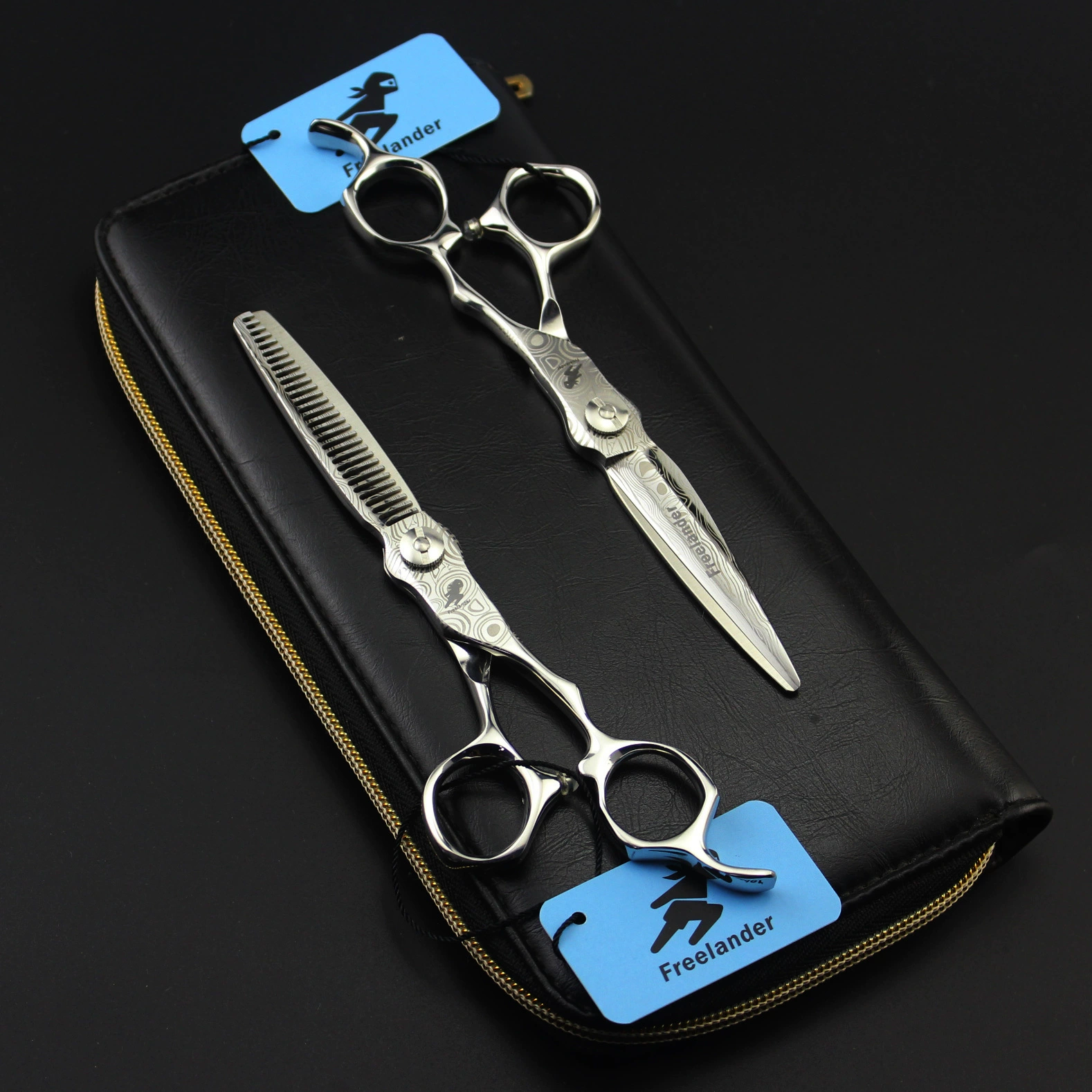6.0-дюймовые ножницы God Walker CDM Damascus Hairdressing Clips Hairdressing Clips Teeth Clips Thin Clips