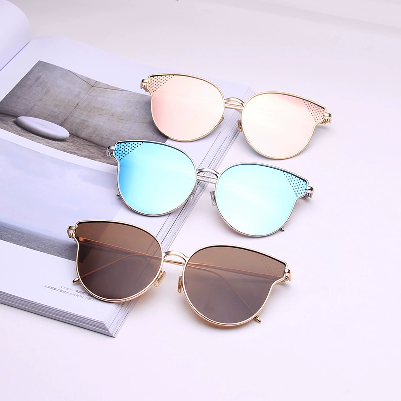 Sunglasses, metal fashionable glasses, internet celebrity