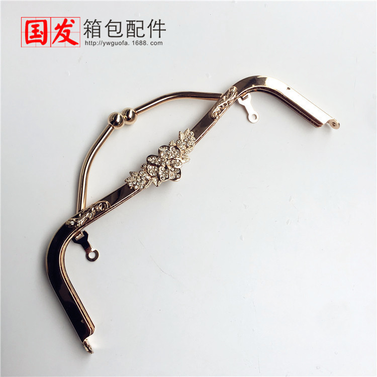 24cm brazalete de cintura cóncava oro ligero portátil con agujeros de tornillo flores de oro ligero de alta calidad